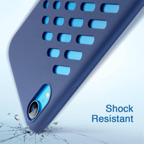 Funda ESR Yippee Crocs para iPhone XR Azul 