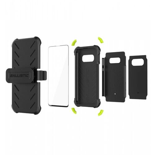 . Funda Ballistic TJ Maxx Though Jacket para Samsung S10 - Negra con clip 