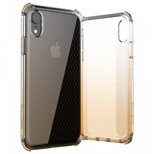 Funda BALLISTIC Jewel para iPhone XR Oro Tra protector uso rudo 