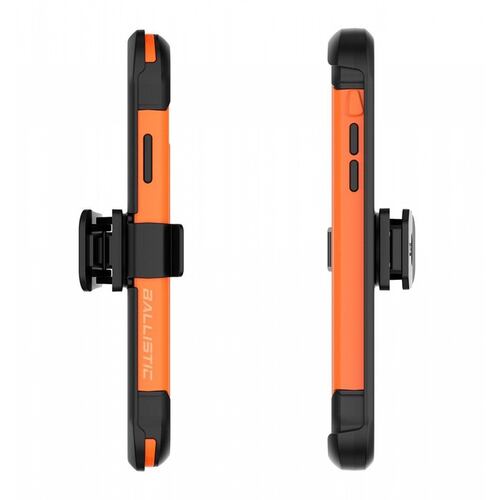. Funda BALLISTIC TJ Maxx para iPhone XR - Naranja protector uso rudo con clip y mica 