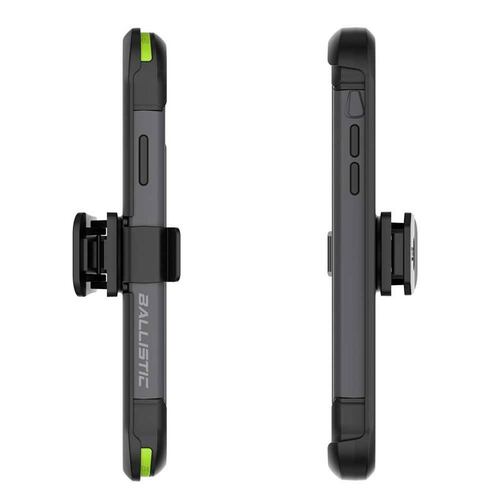 Funda BALLISTIC TJ Maxx para iPhone X y Xs - Negro protector uso rudo con clip y mica 