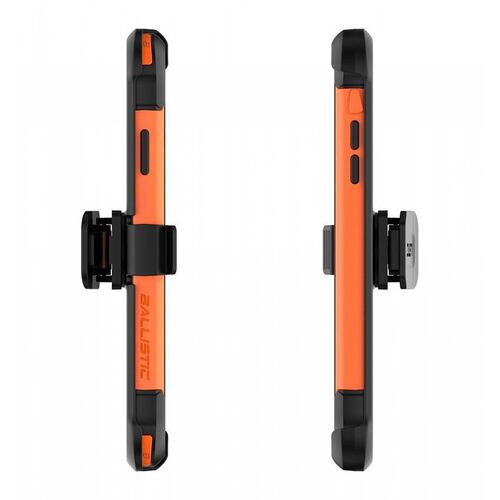 Funda BALLISTIC TJ Maxx para iPhone X y Xs - Naranja protector uso rudo con clip y mica 
