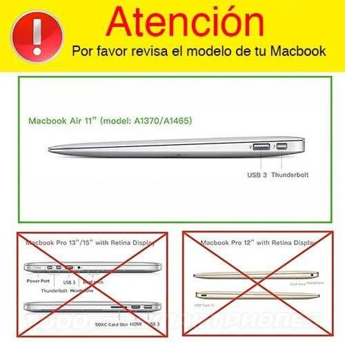 Funda IBENZER Silk MacBook AIR 11 (A1465 y A1370) NEGRA 