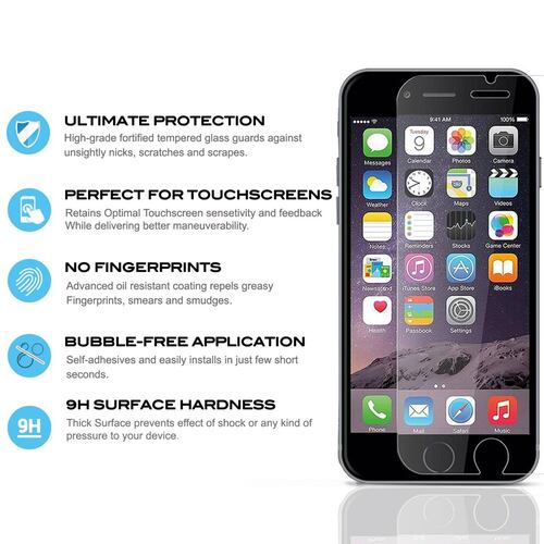 Mica Vidrio ZIZO para iPhone 8 PLUS 7 PLUS de pantalla 