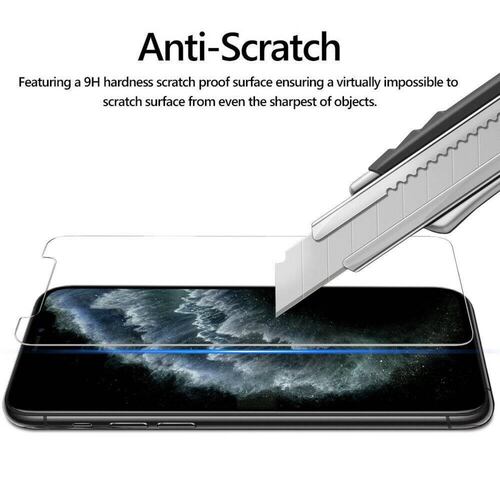 Mica Vidrio ARQ1 2 piezas para iPhone 11 e iPhone XR Protectora de pantalla 