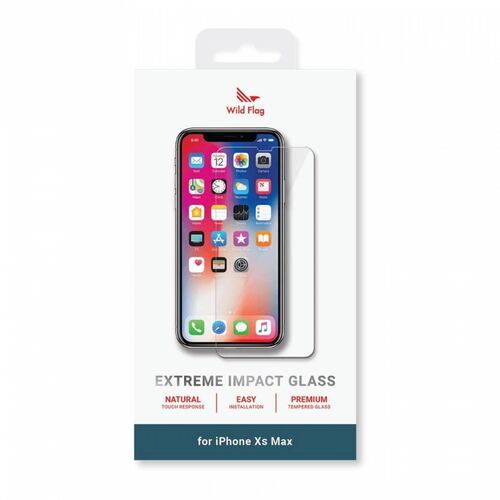 Mica Vidrio WILD FLAG para iPhone 11 PRO MAX e iPhone XS MAX Protectora de pantalla 