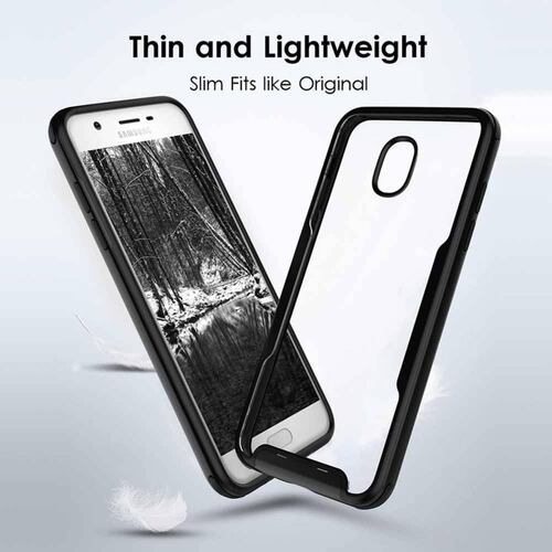 . Funda ZIZO Fuse para SAMSUNG J7 2018 Tra/Negro con mica de pantalla 