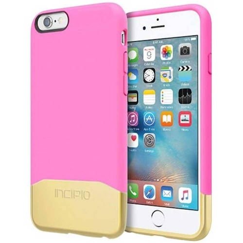 Funda INCIPIO Edge Chrome para iPhone 6 y 6s Rosa Oro 