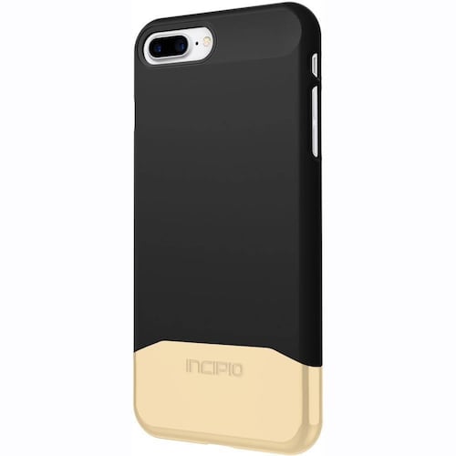 Funda INCIPIO Edge Chrome Neg Oro para iPhone 8 PLUS y 7 PLUS 