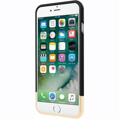 Funda INCIPIO Edge Chrome Neg Oro para iPhone 8 PLUS y 7 PLUS 