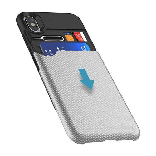 Funda PRODIGEE Undercover para iPhone X y Xs Plata 