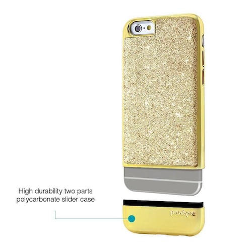 Funda PRODIGEE Sparkle Fusion para iPhone 6 y 6s Oro 