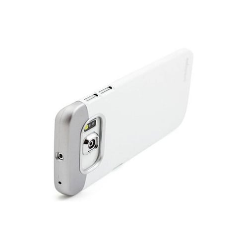 Funda PRODIGEE Accent para Samsung S6 EDGE Blanca Plata 