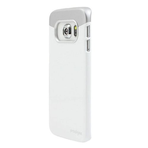 Funda PRODIGEE Accent para Samsung S6 EDGE Blanca Plata 
