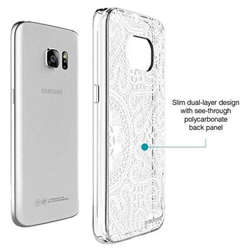Funda PRODIGEE Lace para Samsung S7 EDGE Blanca 