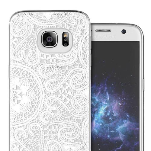 Funda PRODIGEE Lace para Samsung S7 Blanca 