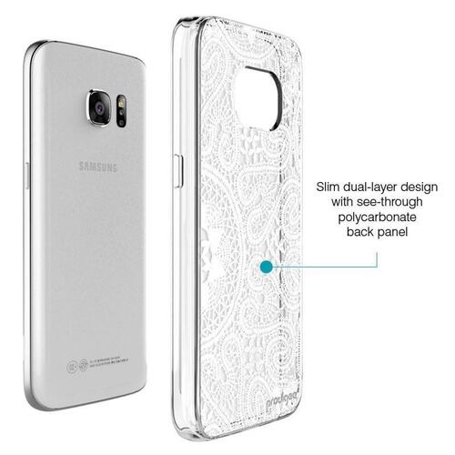 Funda PRODIGEE Lace para Samsung S7 Blanca 
