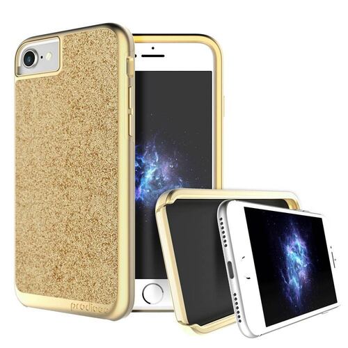 Funda PRODIGEE Sparkle para iPhone SE iPhone 8 iPhone 7 Oro 