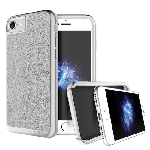 Funda PRODIGEE Sparkle para iPhone SE iPhone 8 Plata 