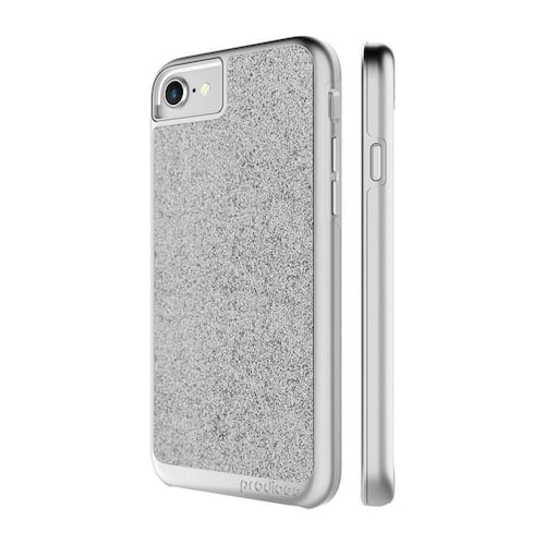 Funda PRODIGEE Sparkle para iPhone SE iPhone 8 Plata 