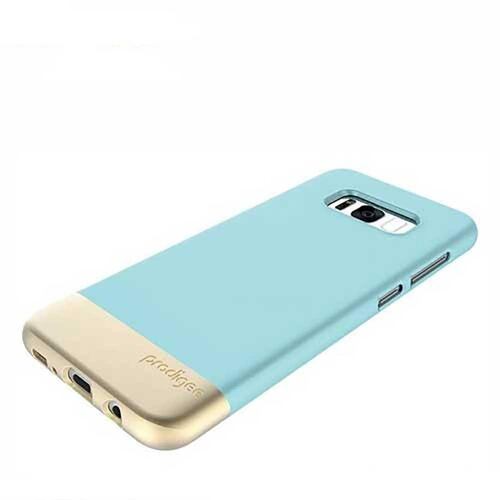 Funda PRODIGEE Accent para Samsung S8 Aqua Dorado 
