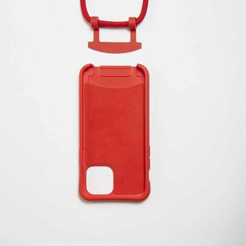 Funda MrsROPES para iPhone 12 y 12 PRO Roja Total Colgante 