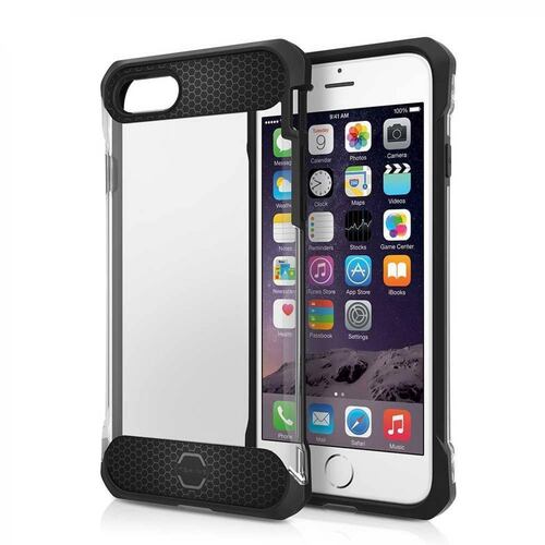 . Funda ITSKINS Spina para iPhone 8 PLUS y 7 PLUS Neg Transparente 