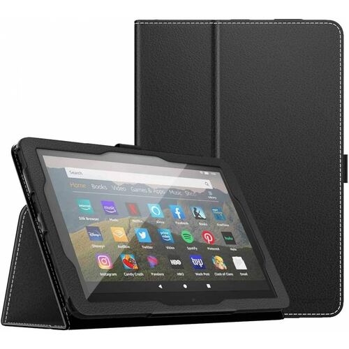 . Funda MOKO folio para Kindle Fire HD 8 (2020 10th gen) - Negra 