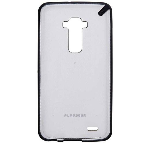 . Funda PUREGEAR Slimshell para LG Flex Transparente borde obscuro 