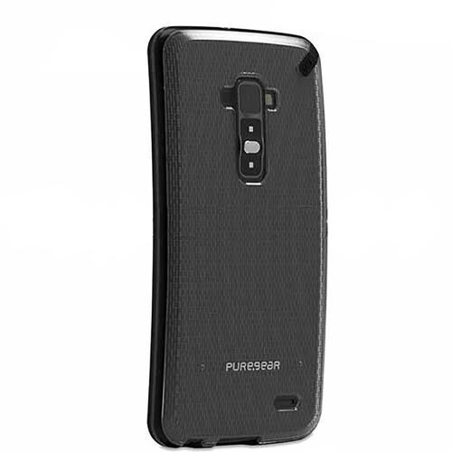 . Funda PUREGEAR Slimshell para LG Flex Transparente borde obscuro 