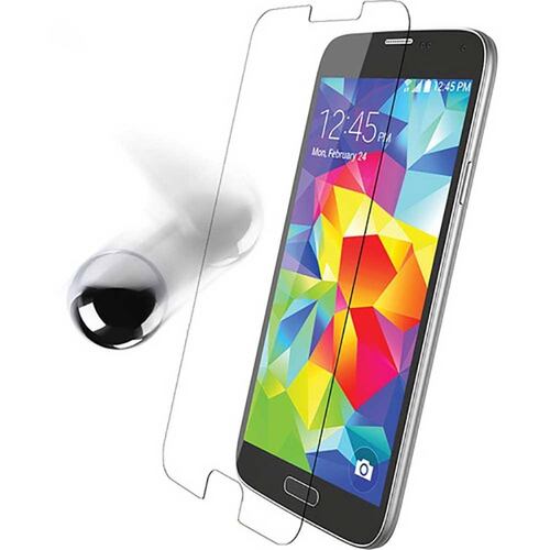 Mica Vidrio OTTERBOX Samsung S5 Alpha glass Protectora de pantalla transparente borde negro 