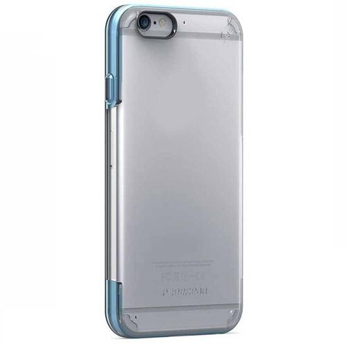 . Funda PUREGEAR Slimshell Pro para iPhone 6 y 6s Transp Azul 