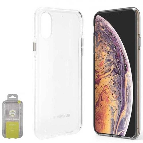 . Funda PUREGEAR Slimshell para iPhone X y Xs Transparente Claro 