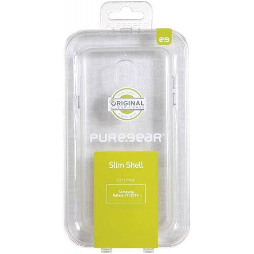 . Funda PUREGEAR Slimshell para Samsung J7 2018 Transparente 