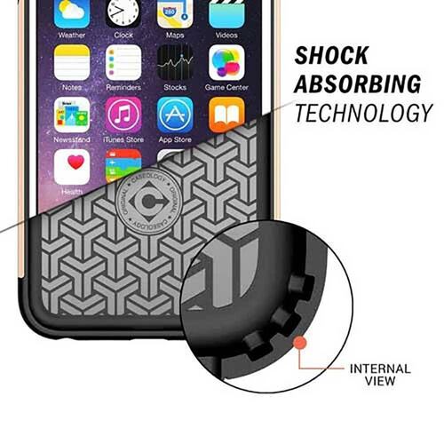 . Funda CASEOLOGY Dual Layer Oro para iPhone 6 y 6s 
