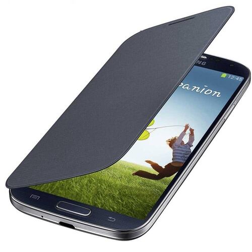 . Funda Flip Cover SAMSUNG para Galaxy S4 Negra OEM 