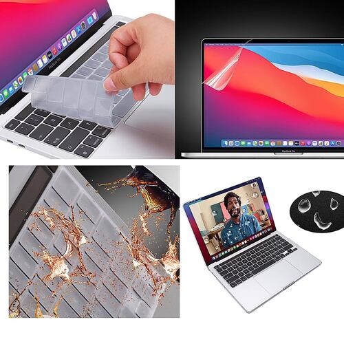 Funda TECHPROTECTUS para MacBook Pro 13 Marmol Blanco release 2020 2019 2018 A2238 A2289 A2251 