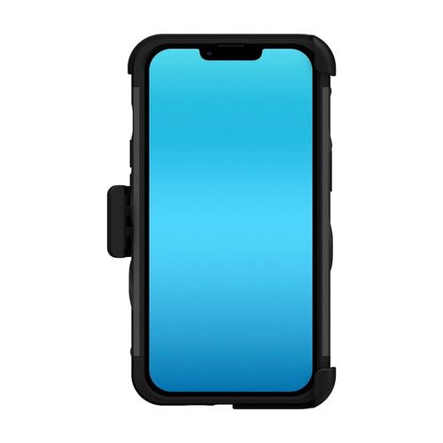 Funda ZIZO Bolt para iPhone 14 Negro con clip y mica de pantalla 