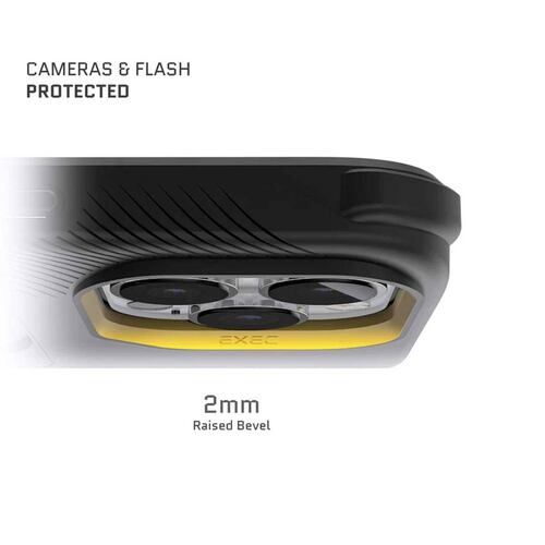 . Funda GHOSTEK Exec para iPhone 13 PRO MAX Negra con porta tarjetas 