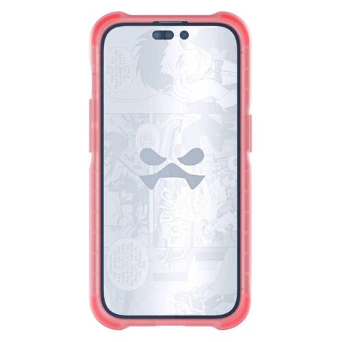 Funda GHOSTEK Covert para iPhone 14 PRO Rosa Transparente MagSafe 