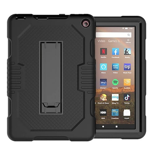 Funda MYBAT symbiosis para Kindle Fire HD 8 (2020 10th gen) - Negra 