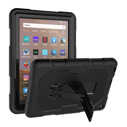 Funda MYBAT symbiosis para Kindle Fire HD 8 (2020 10th gen) - Negra 