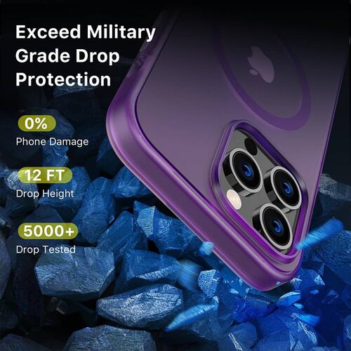 Funda MYBAT Shade con MagSafe para iPhone 14 PRO MAX - Lila