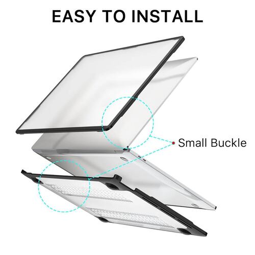 Funda MYBAT para MacBook Pro 13 M1 M2 Translucida release 2022 2020 2019 2018 A2338 A2238 A2289 A2251 