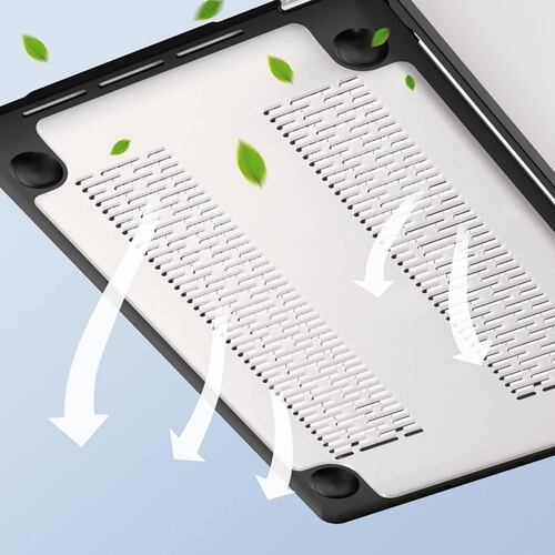 Funda MYBAT para MacBook Pro 13 M1 M2 Translucida release 2022 2020 2019 2018 A2338 A2238 A2289 A2251 