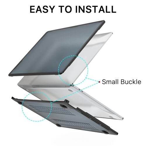 Funda MYBAT para MacBook Pro 13 M1 M2 Humo release 2022 2020 2019 2018 A2338 A2238 A2289 A2251 