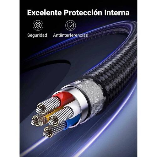Cable Datos UGREEN USB-A a Lightning 2m certificado para iPhone e iPad 