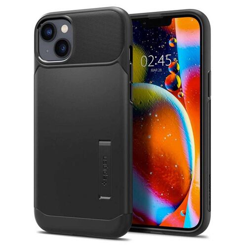 Funda SPIGEN Slim Armor para iPhone 14 PLUS Negra 