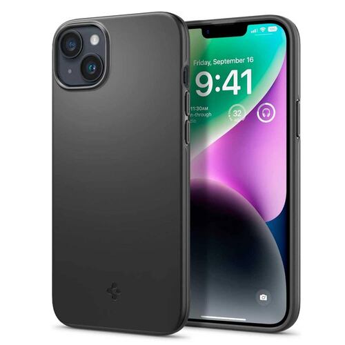 Funda SPIGEN Thin Fit para iPhone 14 Negra .