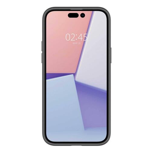 Funda SPIGEN Crystal Hybrid para iPhone 14 PLUS Transp Negro Mate .